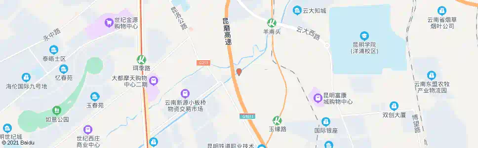 昆明大羊甫西_公交站地图_昆明公交_妙搜公交查询2025