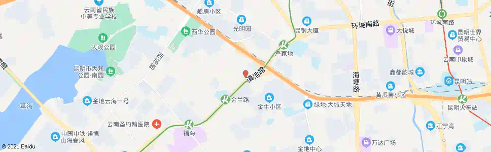 昆明福兴路_公交站地图_昆明公交_妙搜公交查询2025