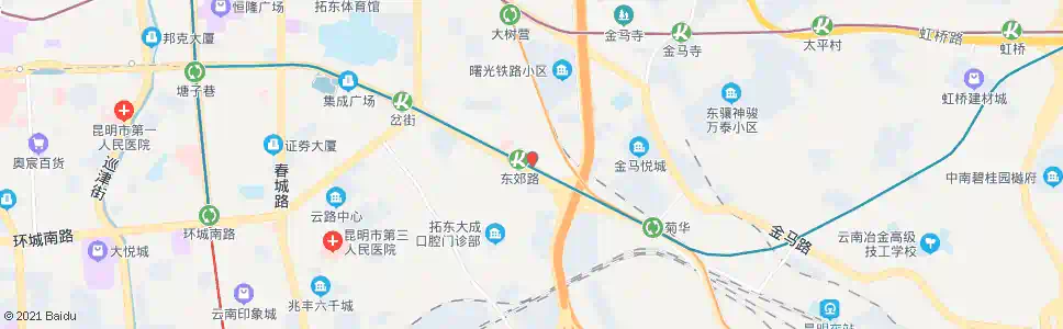 昆明综合交通枢纽站_公交站地图_昆明公交_妙搜公交查询2025