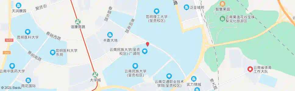 昆明广清院_公交站地图_昆明公交_妙搜公交查询2025