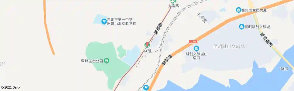 昆明石咀_公交站地图_昆明公交_妙搜公交查询2025