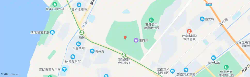 昆明滇池会展中心_公交站地图_昆明公交_妙搜公交查询2025