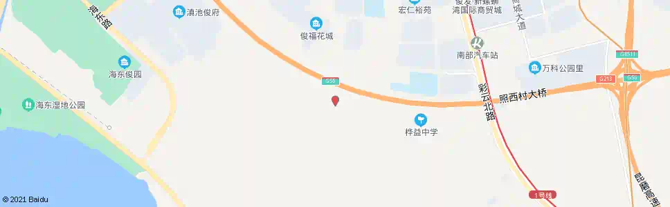 昆明云龙村_公交站地图_昆明公交_妙搜公交查询2025