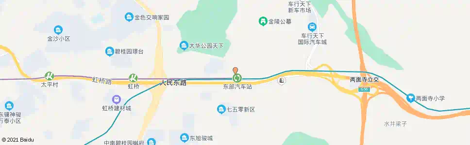 昆明东部客运站临时待班区_公交站地图_昆明公交_妙搜公交查询2025