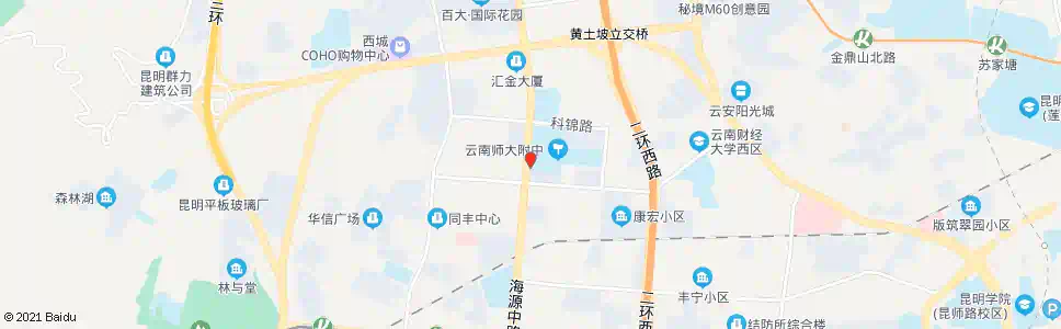 昆明春融东路(师大西门)_公交站地图_昆明公交_妙搜公交查询2025