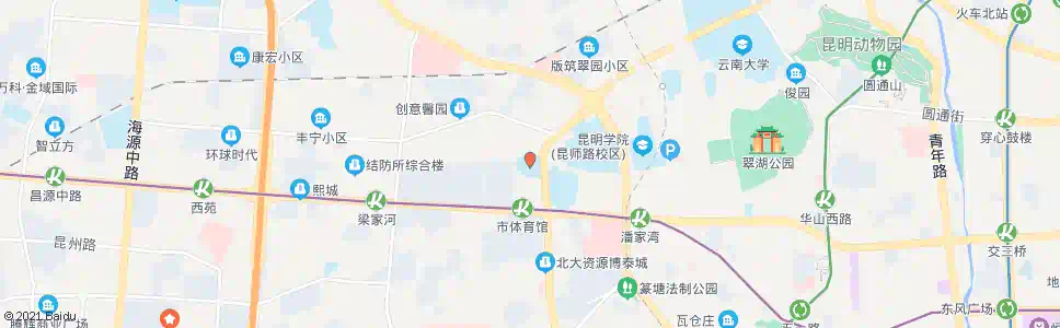昆明体育馆_公交站地图_昆明公交_妙搜公交查询2025