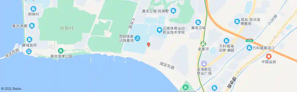 昆明海埂村(大自然风情园)_公交站地图_昆明公交_妙搜公交查询2025
