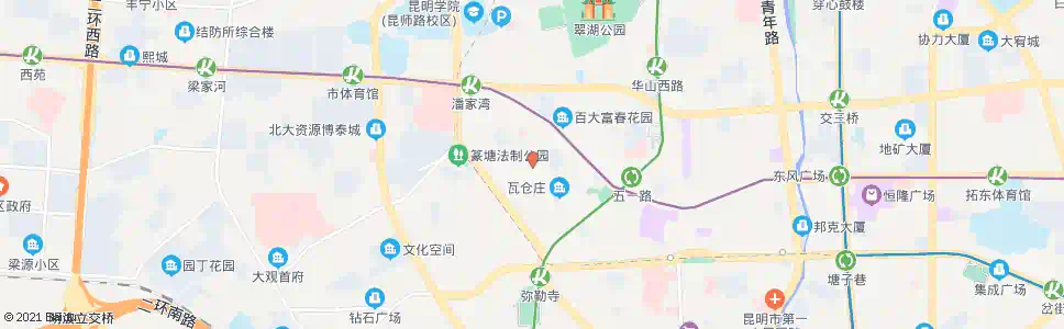 昆明昆都北门_公交站地图_昆明公交_妙搜公交查询2025