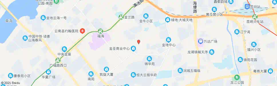 昆明怡康新村_公交站地图_昆明公交_妙搜公交查询2025