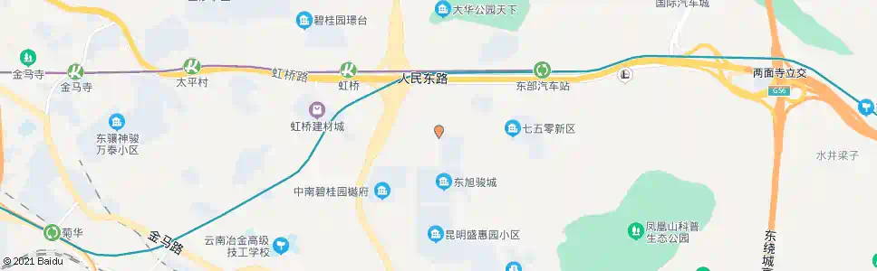 昆明归十路口一号路_公交站地图_昆明公交_妙搜公交查询2025