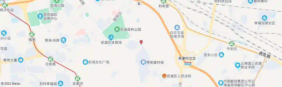 昆明关景路口(雨龙路)_公交站地图_昆明公交_妙搜公交查询2025