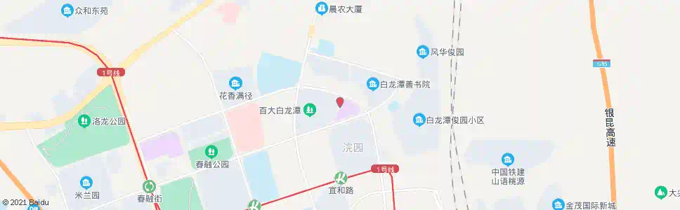昆明昆百大新都会(龙华路)_公交站地图_昆明公交_妙搜公交查询2025