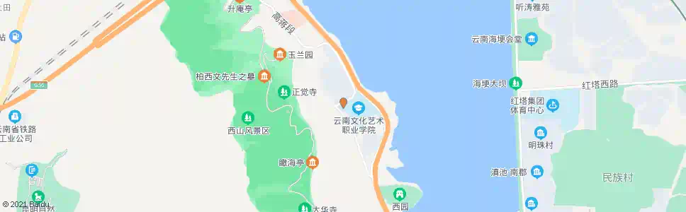 昆明舞蹈学院_公交站地图_昆明公交_妙搜公交查询2025