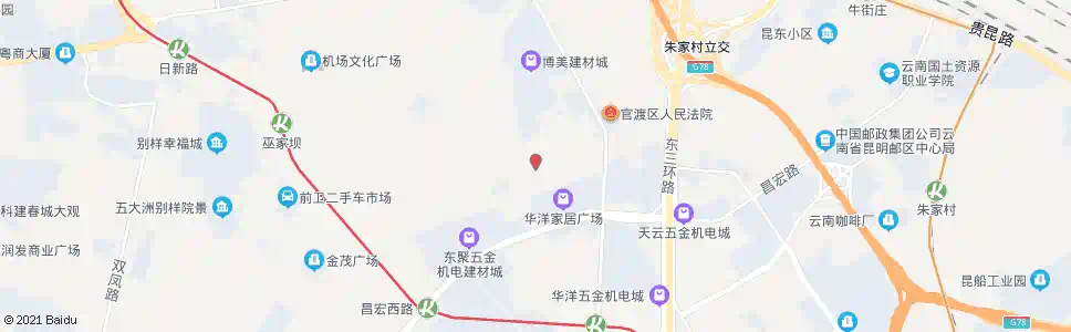 昆明土桥新南界综合市场_公交站地图_昆明公交_妙搜公交查询2025