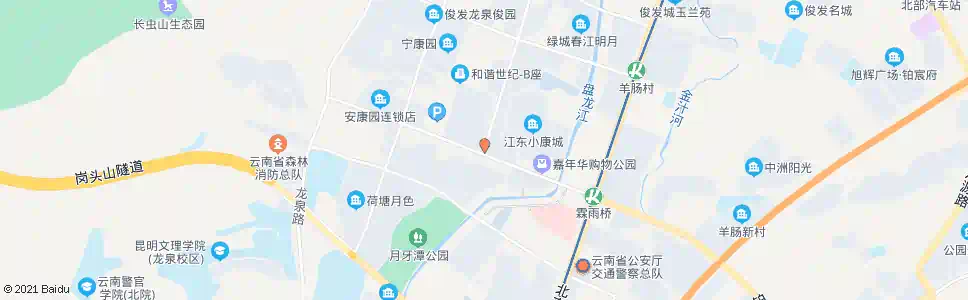 昆明小康大道_公交站地图_昆明公交_妙搜公交查询2025