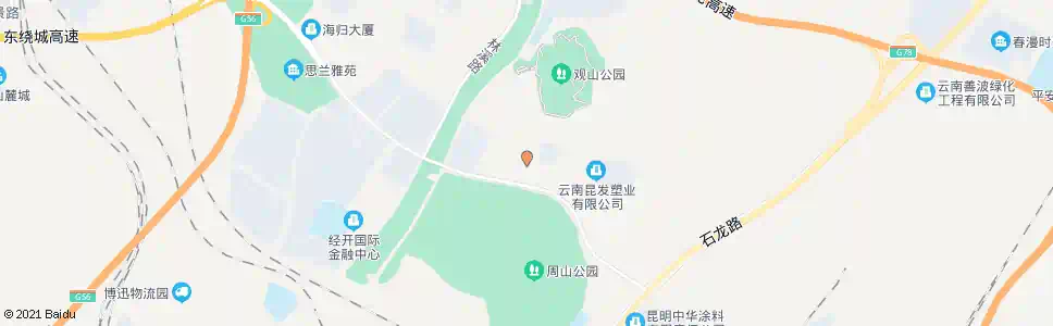 昆明经开区管委会_公交站地图_昆明公交_妙搜公交查询2025
