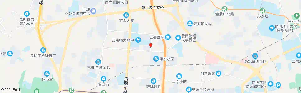 昆明科医路口洪源路_公交站地图_昆明公交_妙搜公交查询2025