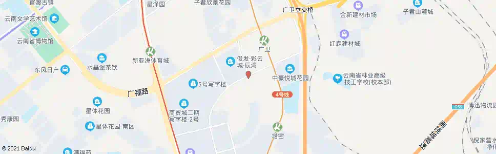昆明商城大道(商海路)_公交站地图_昆明公交_妙搜公交查询2025