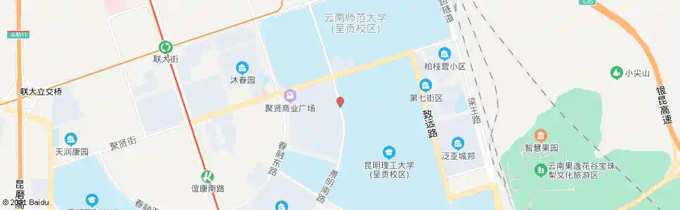 昆明景明南路(聚贤街口)_公交站地图_昆明公交_妙搜公交查询2025