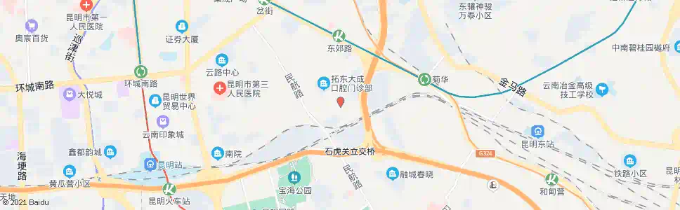 昆明长润街_公交站地图_昆明公交_妙搜公交查询2025