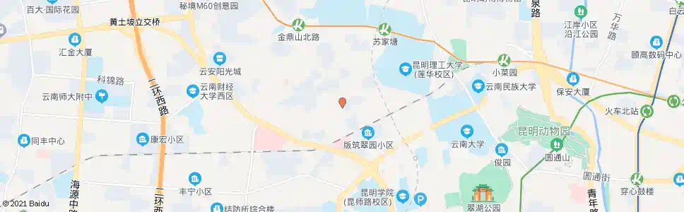 昆明安全新村_公交站地图_昆明公交_妙搜公交查询2025
