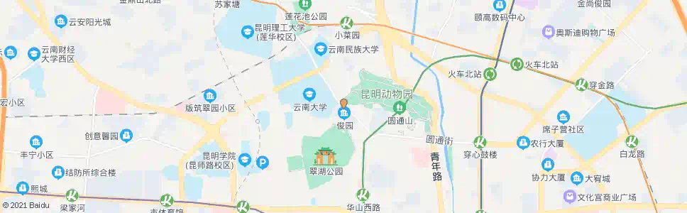 昆明丁字坡_公交站地图_昆明公交_妙搜公交查询2025