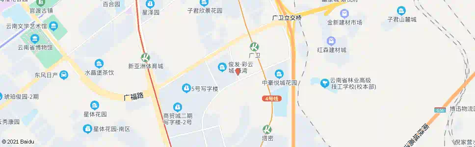 昆明新螺蛳湾三期(商海路)_公交站地图_昆明公交_妙搜公交查询2025