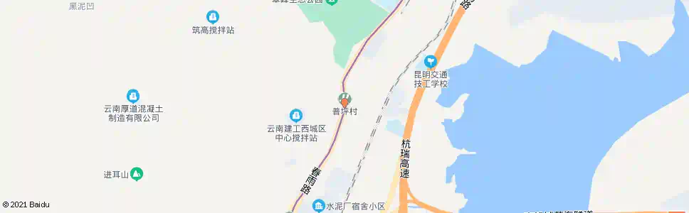 昆明干沟路口_公交站地图_昆明公交_妙搜公交查询2025