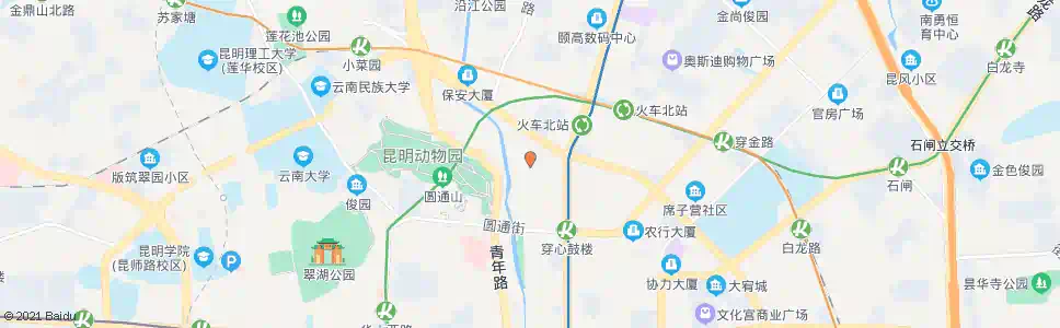 昆明大鼓楼_公交站地图_昆明公交_妙搜公交查询2025