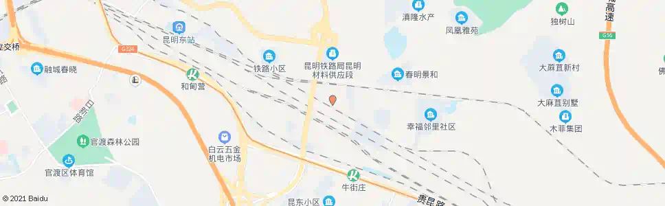 昆明新农村_公交站地图_昆明公交_妙搜公交查询2025