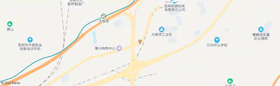 昆明大板桥公交车场_公交站地图_昆明公交_妙搜公交查询2025