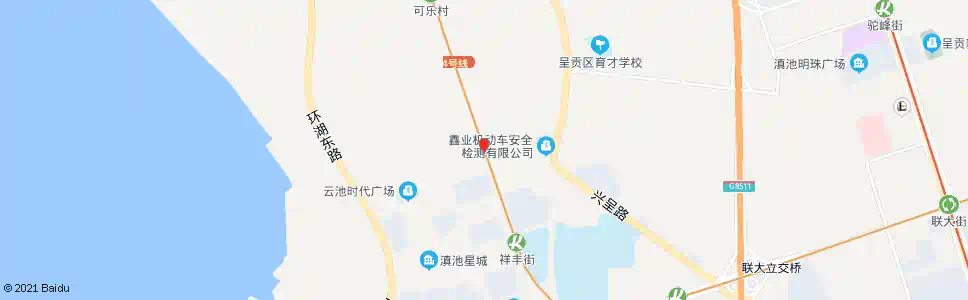 昆明上可乐村口_公交站地图_昆明公交_妙搜公交查询2025