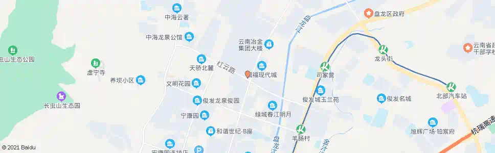 昆明北仓村(昆明市口腔医院)_公交站地图_昆明公交_妙搜公交查询2025