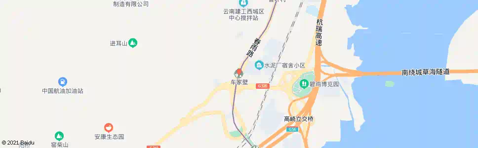 昆明车家壁_公交站地图_昆明公交_妙搜公交查询2025