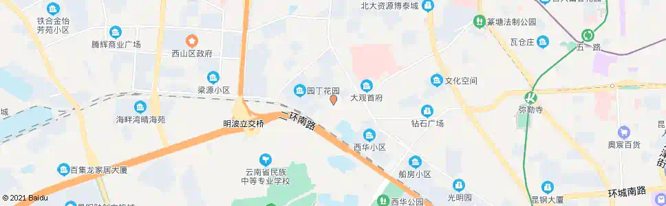 昆明五腊村中_公交站地图_昆明公交_妙搜公交查询2025