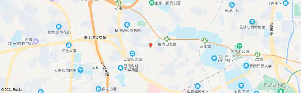 昆明虹山新村_公交站地图_昆明公交_妙搜公交查询2025