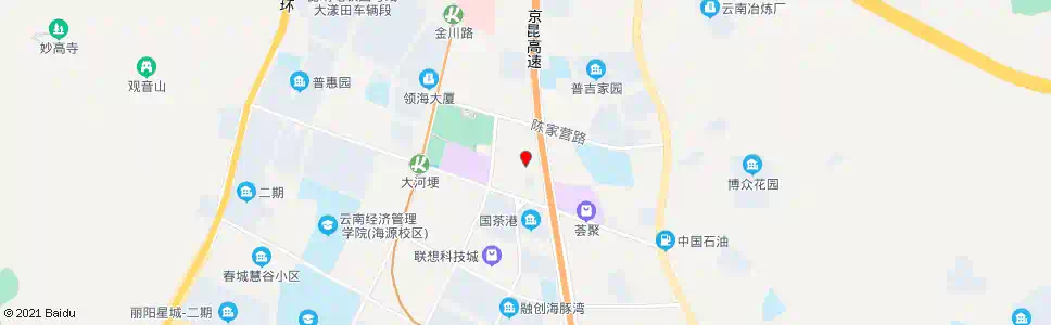 昆明彩云新都汇_公交站地图_昆明公交_妙搜公交查询2025