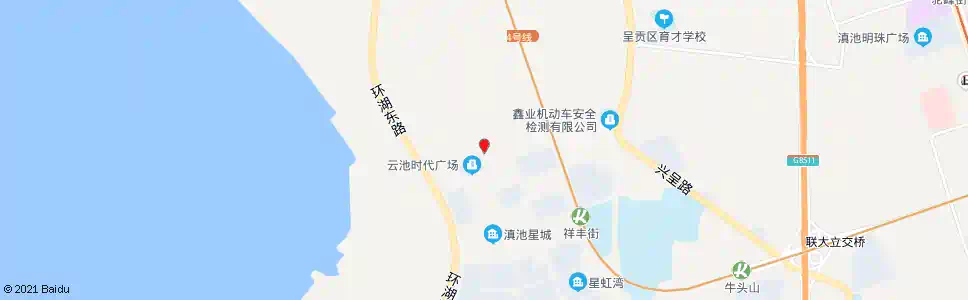 昆明滇池星城小区(老干部活动中心)_公交站地图_昆明公交_妙搜公交查询2025