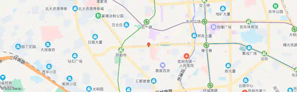 昆明得胜桥(金碧路)_公交站地图_昆明公交_妙搜公交查询2025