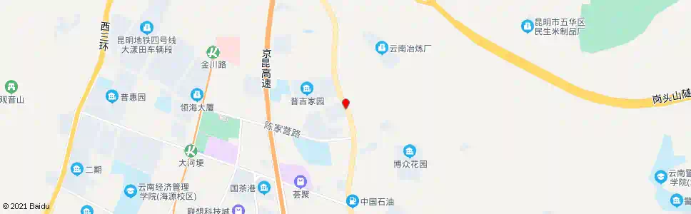 昆明公交修理二厂(普吉路)_公交站地图_昆明公交_妙搜公交查询2025