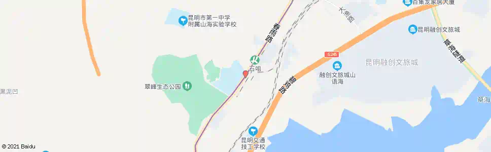昆明白沙路口_公交站地图_昆明公交_妙搜公交查询2025