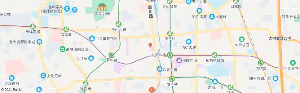 昆明威远街_公交站地图_昆明公交_妙搜公交查询2025