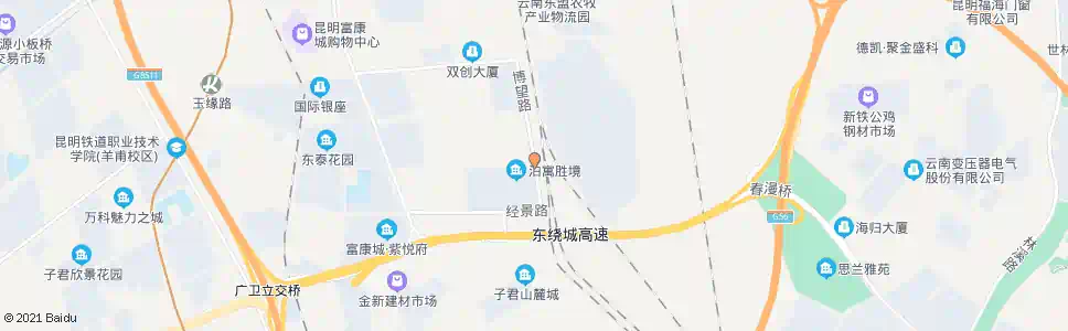 昆明宝泽路口博望路_公交站地图_昆明公交_妙搜公交查询2025