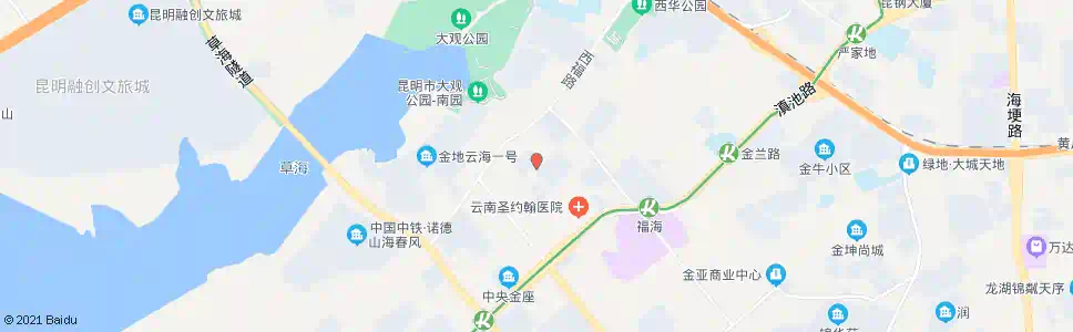 昆明柳苑_公交站地图_昆明公交_妙搜公交查询2025