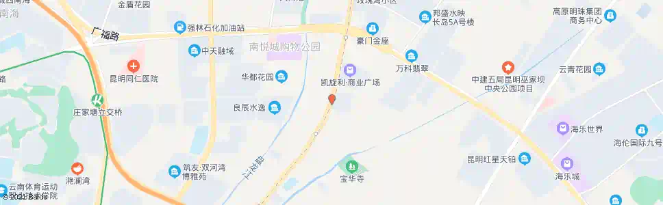 昆明张家庙村_公交站地图_昆明公交_妙搜公交查询2025