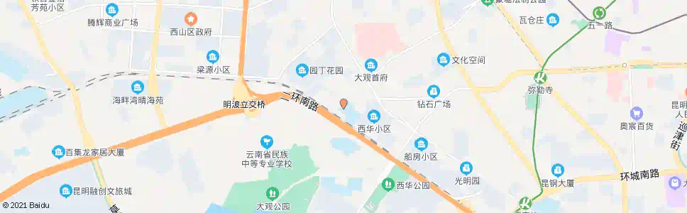 昆明1号学生公寓_公交站地图_昆明公交_妙搜公交查询2025