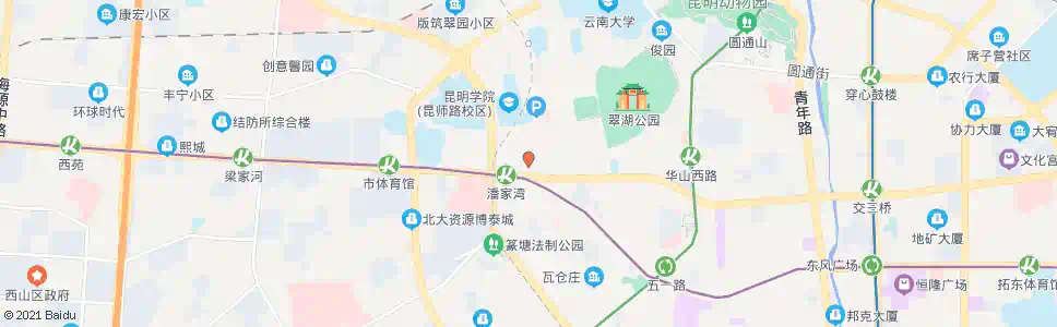 昆明小西门(远郊车场)_公交站地图_昆明公交_妙搜公交查询2025