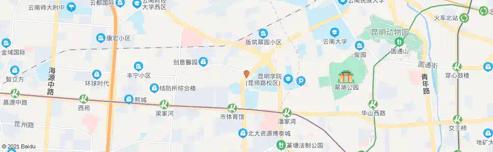 昆明环城西路口茭菱路口_公交站地图_昆明公交_妙搜公交查询2025