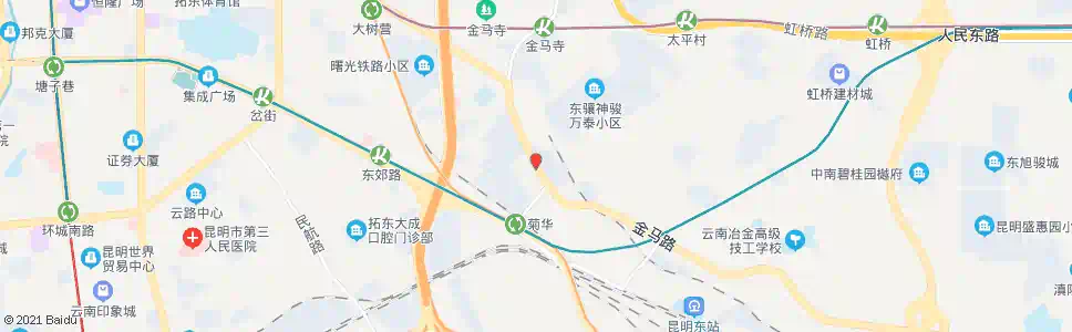 昆明黑土凹(金马路)_公交站地图_昆明公交_妙搜公交查询2025