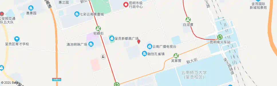 昆明祥丰路口春融东路_公交站地图_昆明公交_妙搜公交查询2025